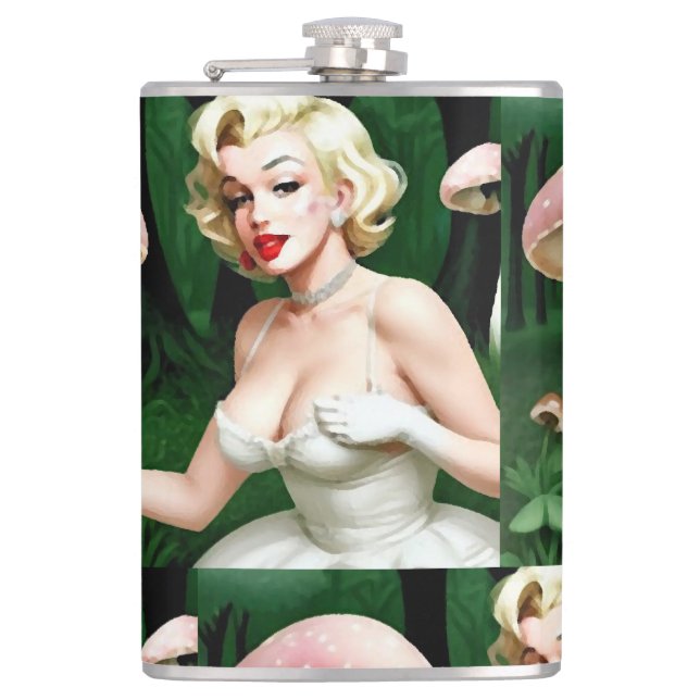 Marilyn Monroe Rêve RétroForest Flasque de Hanche  (Devant)