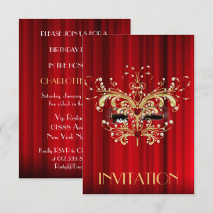 Marilyn Monroe Surprise Party Vip Invitation