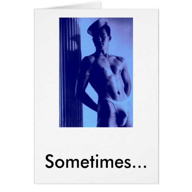 Marin bleu, parfois… (Devant)