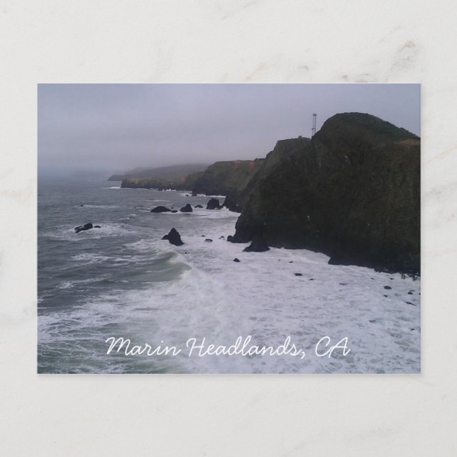 Marin Headlands, carte postale CA (Devant)