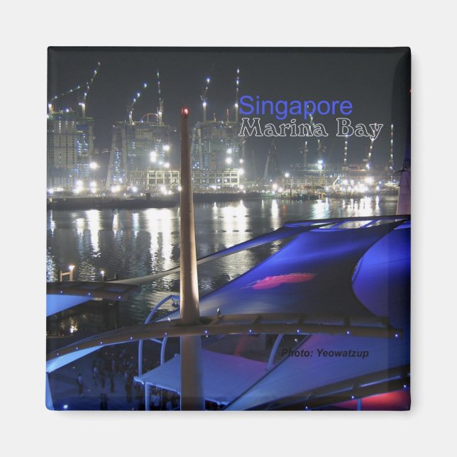 Marina Bay Singapore Aimants frigo voyage (Devant)