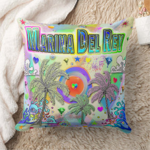 Marina Del Rey Deep Dream Coussin