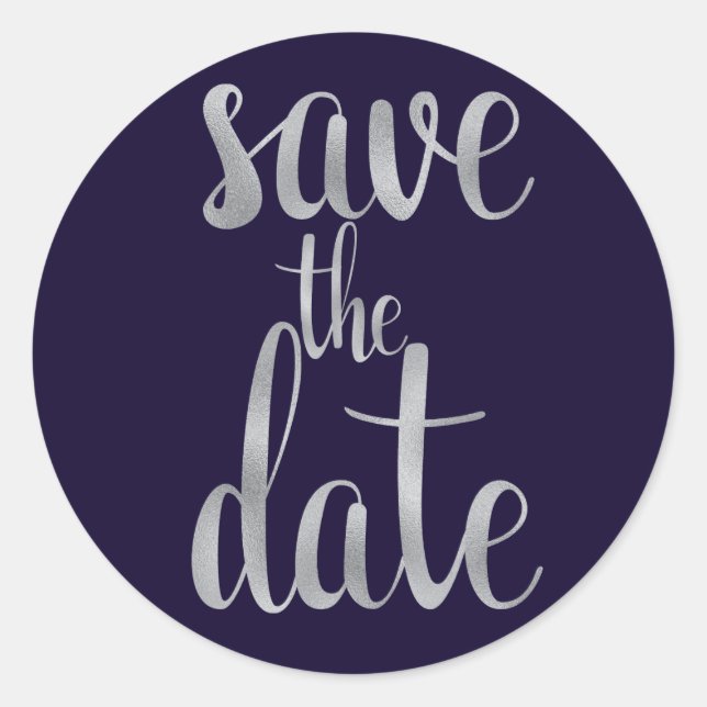 Marine & argent enregistrer les autocollants de da (Devant)