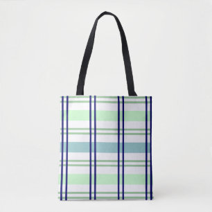 Marine Avec Sac fourre-tout Plaid Bleu Léger Et Ve