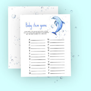 Marine Baby Item Jeu. Jeu baby shower