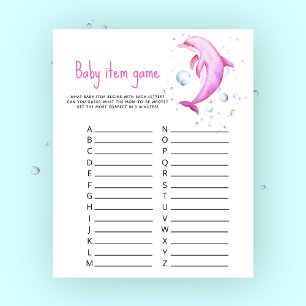Marine Baby Item Jeu. Jeu baby shower