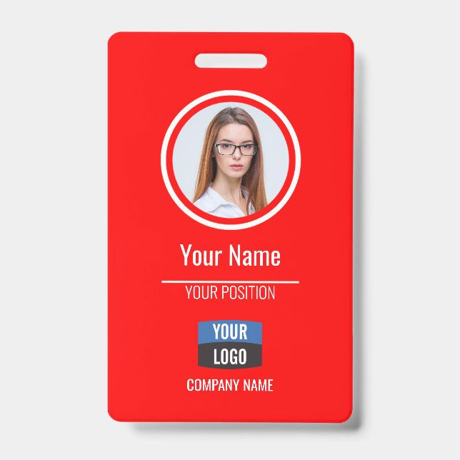 Marine - Badge de sécurité de l'entreprise avec ph (Avant)