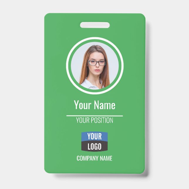Marine - Badge de sécurité de l'entreprise avec ph (Avant)