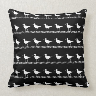 marine BLACK SAND PIPER blanc COUSSIN côte