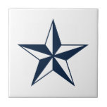 Marine bleu étoile nautique petite carreaux de cér<br><div class="desc">Marine bleu marine étoile petite carreaux en céramique personnalisée. Tuiles personnalisées avec conception d'icônes. Décor design pour une nouvelle maison. Cuisine personnalisée et décorations murales de salle de bain. Créez votre propre backsplash tendance. Disponible en petites et grandes tailles. Couleurs personnalisables.</div>