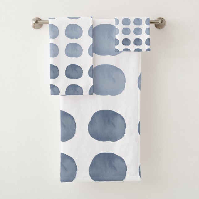 Marine Bleu Pois Gradient Joyeux Art mignon (En situation)