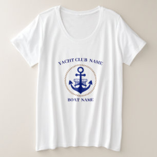 Marine bleue Ancre nautique club nautique