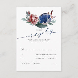 Marine Bourgogne Mariage floral RSVP