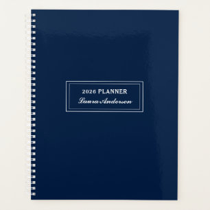 Marine classique et planificateur blanc 2024