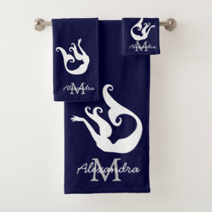 Marine côtière marine de sirène bleu    Plage blan