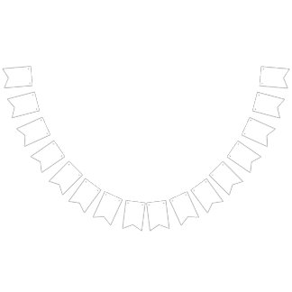 Marine & Gold Bunting | Bannière fête et événement