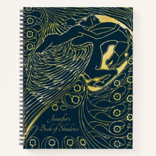 Marine Gold Déesse grecque Psyche Livre d'Ombres
