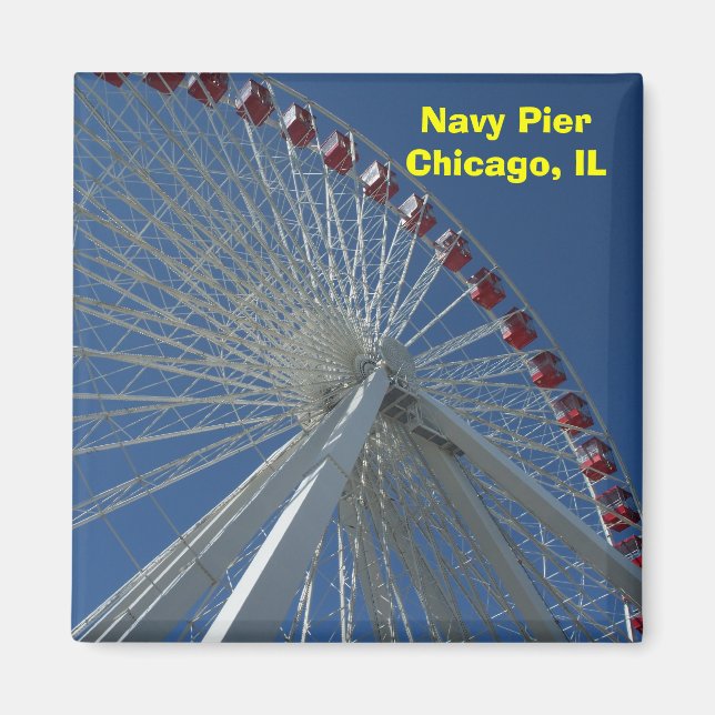 Marine Jetée Ferris Aimant à roue (Devant)