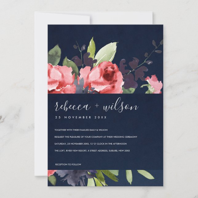 MARINE ROSE ROSE ROSE PEONY FLORA MARIAGE DE BUNCH (Devant)