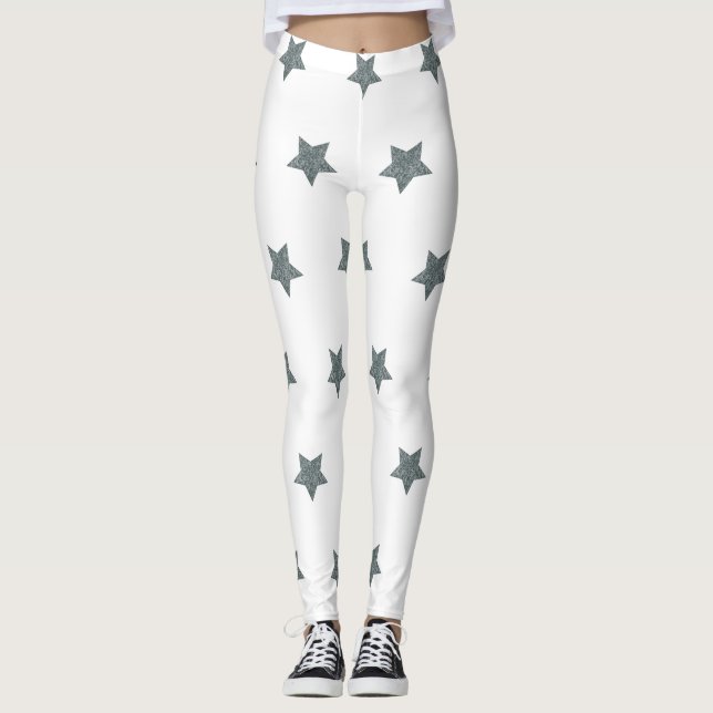 Marine Star imprimé leggings actif (Devant)