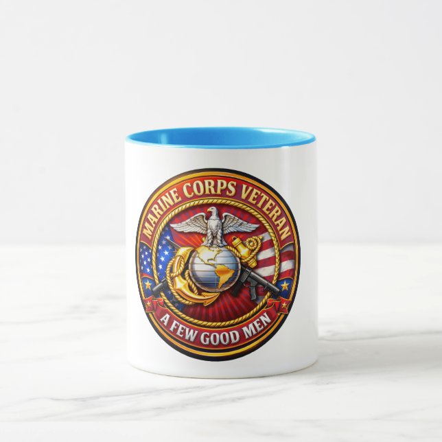 Marine Veteran Coffee Mug (Centre)