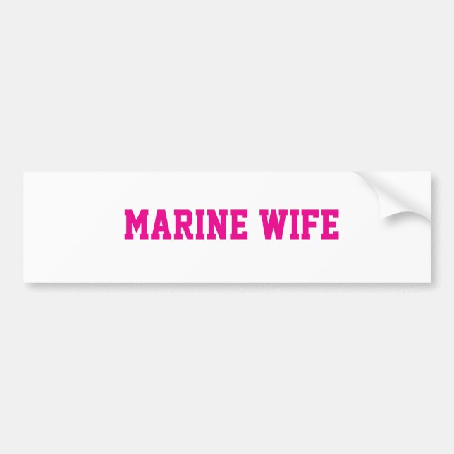 Marine Wife sticker (Devant)