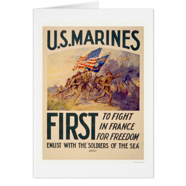 Marines - d'abord pour lutter en France pour la (Devant)