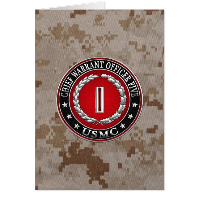 Marines des États-Unis : Adjudant-chef cinq (Adjud (Devant)