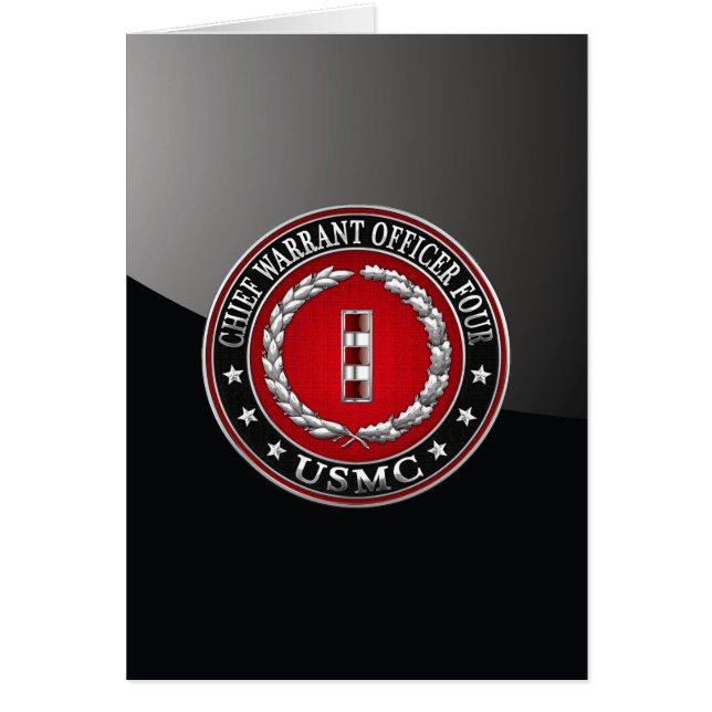 Marines des États-Unis : Adjudant-chef quatre (USM (Devant)