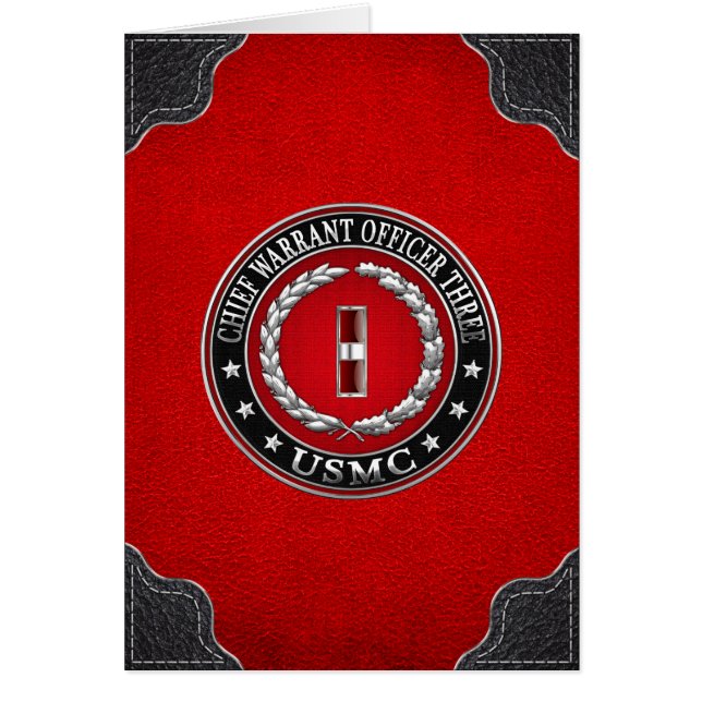 Marines des États-Unis : Adjudant-chef trois (USMC (Devant)