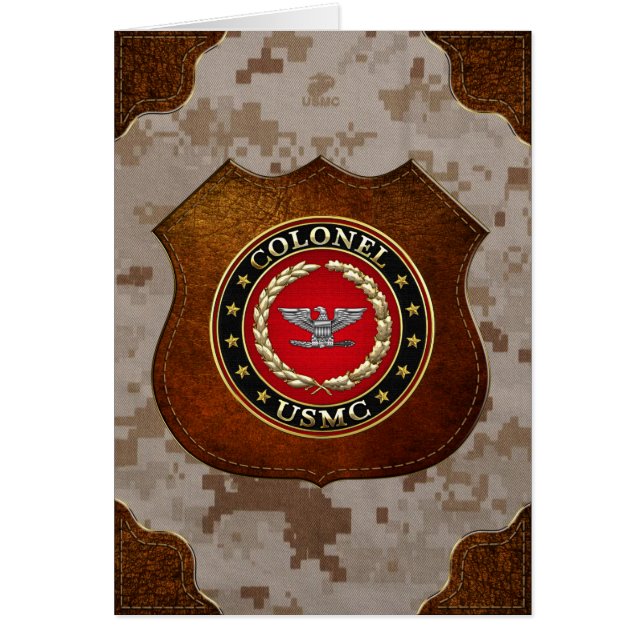 Marines des États-Unis : Colonel (USMC Col) [3D] (Devant)