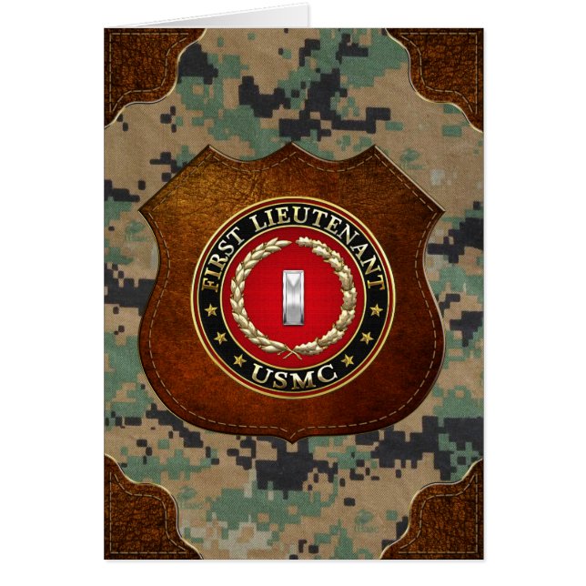 Marines des États-Unis : Premier lieutenant (USMC  (Devant)