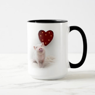 Marinez la tasse de coeur de porc