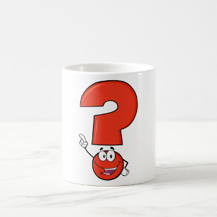 Mark de question rouge Mug