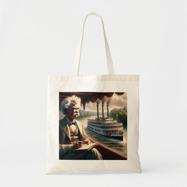 Mark Twain Célèbre Sac fourre-tout de devis de voy (Devant)