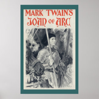 Mark Twain's Joan of Arc Poster