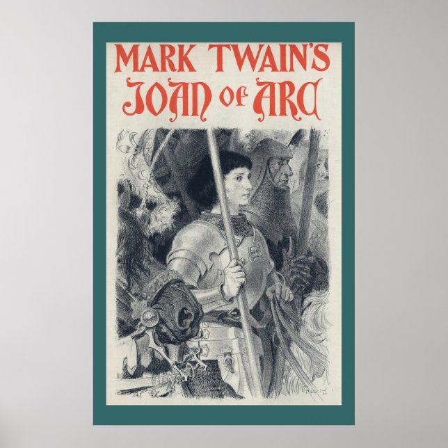 Mark Twain's Joan of Arc Poster (Devant)