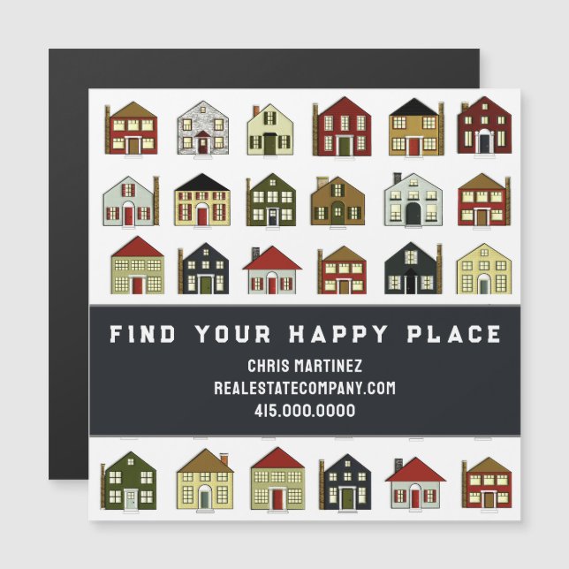 Marketing promotionnel pour agent immobilier (Devant / Derrière)