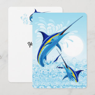 Marlin Bleu Jaillissant de l'Océan