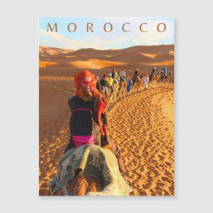 Maroc Désert Sahara Camel Trier Carte magnétique