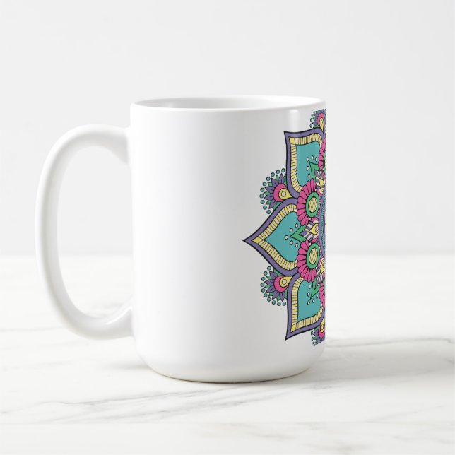 Maroc motif design arabe latte mug (Gauche)