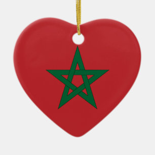 Maroc - Ornement cardiaque du drapeau