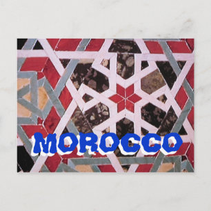Maroc site affichage carte postale
