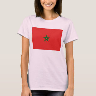 Marocain Drapeau x Carte T-shirt
