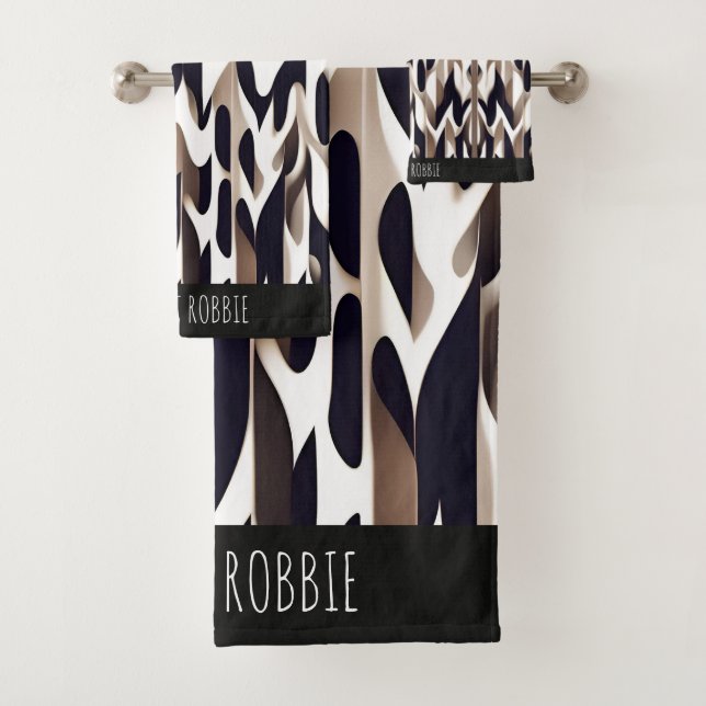 Marocco Triangle Géométrique Brown Motif (En situation)