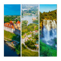 Marokopa Falls au coucher du soleil Vue de Quatape