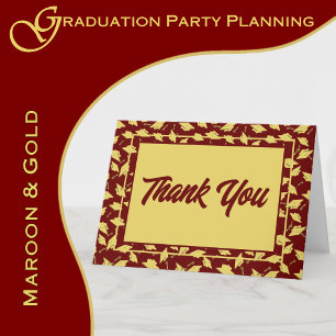 Maron de graduation et Merci Gold Party
