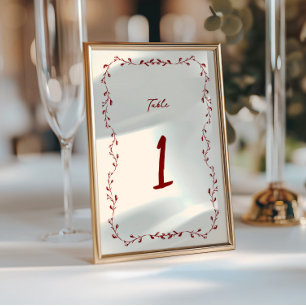 Maron Mariage manuscrit Numéro de table