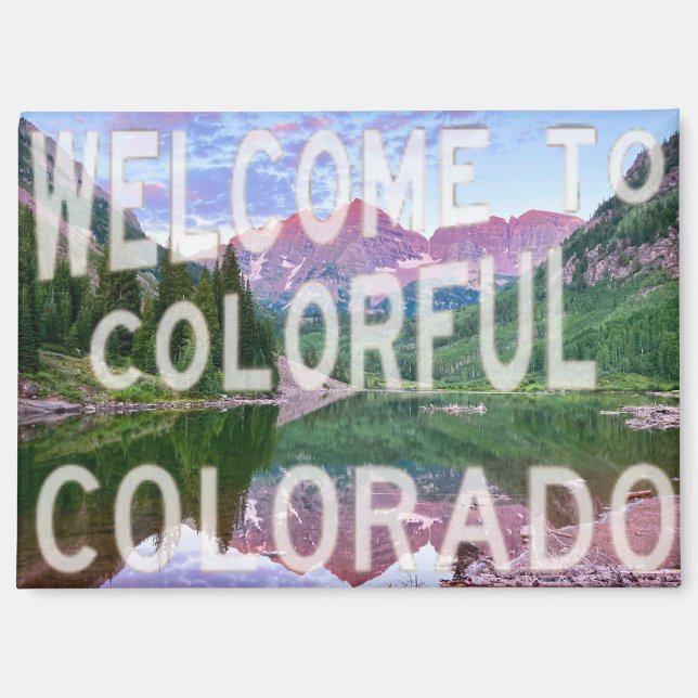 Maroon Bells Magnet (Recto)