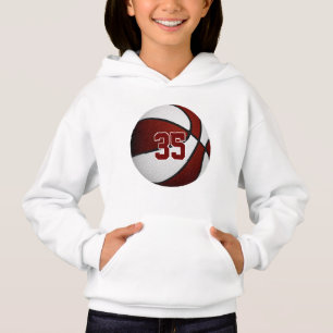 maroon blanc de l'équipe couleurs jersey nombre ba